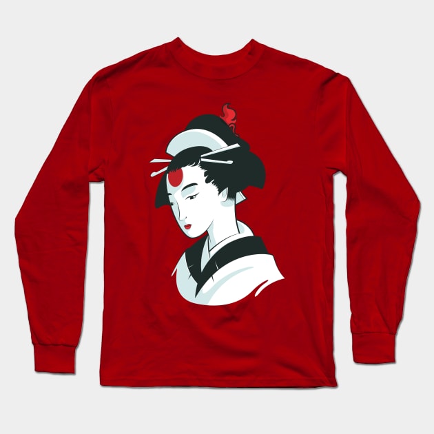 GEISHA Long Sleeve T-Shirt by CheMaik